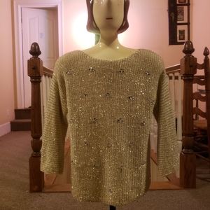 Stunning Vintage Ruby Rd. 3/4 Sleeve Sweater (Beautiful) EUC